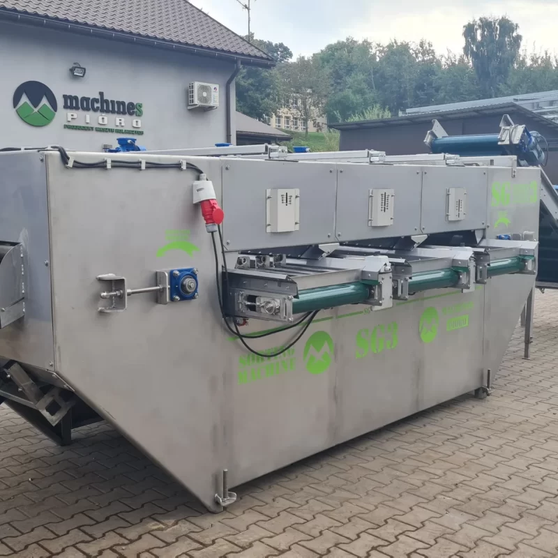Sortownik grubościowy rolkowy do warzyw SG